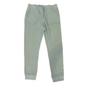 Thereabouts Girls Plus Jogger Pants XL 18.5 Green Ribbed Knit Lounge